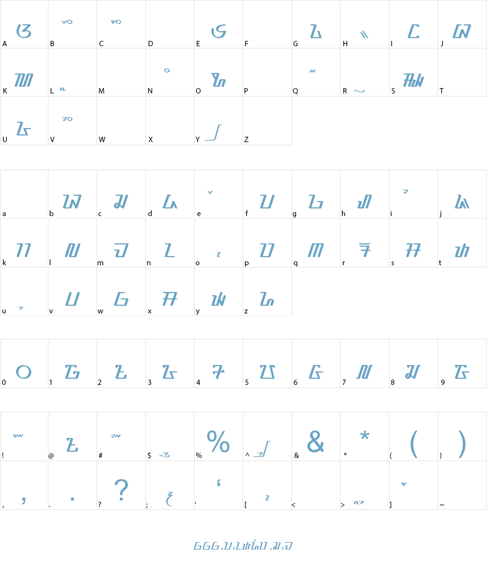 antara - aksara sunda Font Character